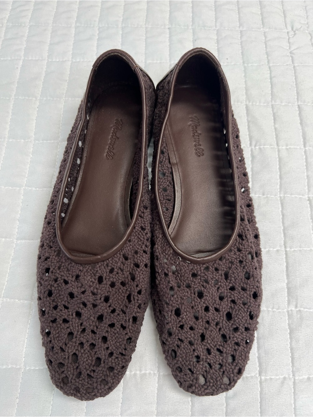 Madewell The Mylie Ballet Flat in Espresso Bean Brown Size 7.5 - Picture 8 of 10